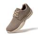 PAMRAY Freizeitschuhe für Herren Sneaker Mesh Halbschuhe Leicht Slip on Walkingschuhe Turnschuhe Atmungsaktiv Sportschuhe Straßenlaufschuhe Braun 43