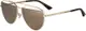 McQ Alexander McQueen Sonnenbrille ''''MQ0157S-002 61'''' braun / gold