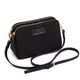 Katloo Damen Umhängetaschen Nylon Shopper Handtasche Damentasche Frauen Schultertasche Mädchen Kleine Reisetasche Alltagstasche Messenger Bag mit Viele Zip Fächer (Schwarz)