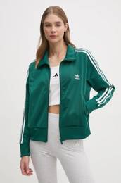 Pulover Adicolor Classics Firebird enski, zelena barva, JC8262