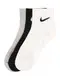 NIKE Socken ''''Everyday Lightweight'''' grau / schwarz / weiß