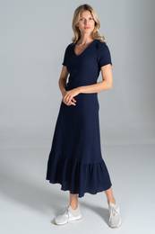 Woman's Dress M827 Navy Blue