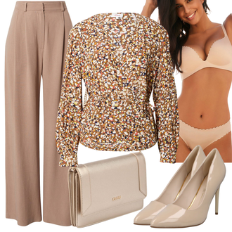 Business Outfits mit Rosa/Beige/Khaki String/Panty Brazilian-slip/Slip/Klassischer Slip/Ouvert Slip/Miederhose/Unterteil/Transparenter Slip Skiny "Eleganter Look"