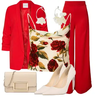 High Heels Outfit mit Rosa/Weiß/Beige/Rot/Braun Eleganter Schuh/Bequemer Pump/Hochfrontpump/High Heel Pumps Steve Madden "Eleganter Look"