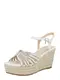 MARIAMARE Sandale ''''NEBET'''' offwhite / beige / silber