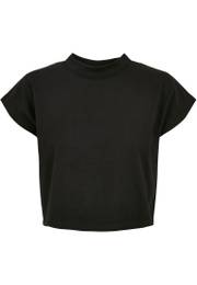 Women's T-shirt Stripe Short Tee 2-Pack black/white + black