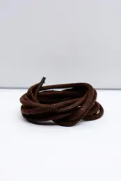 Brown Waxed Thin Laces