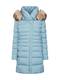 COMMA Wintermantel blau / hellblau
