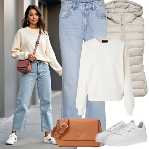 Comment poter Marron/Beige Sac à Épaule/Men's Bags/Pochette de Ceinture/Sac à Bandoulière/Sac à Bandoulière/Portefeuille/Cartable Guess avec Blanc/Crème/Kaki/Beige Women's Hoodies and Sweatshirts/Tricot Grande Taille/Pull 2 en 1/Pull Basique/Pull en Maille Fine/Pull en Cachemire/Pull en Peluche/Pull Simple/Sweat-shirt Sweat En Polaire/Veste en cuir/Sweat-shirt de sport Pieces