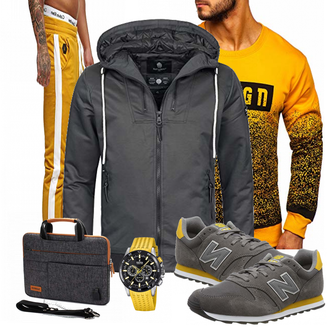 Outfit mit Blau/Grau Navahoo "New Balance"