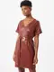 ONLY Kleid ''''Sophia'''' rostrot