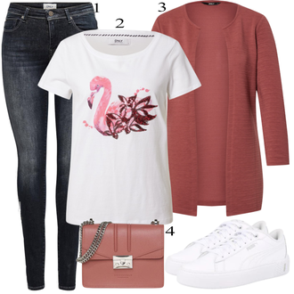 sviatočné Outfit sa Crvena/Smeđa/Tamnocrvena Pletivo Veći Broj/Tunika Only "Proljetni outfit"Look: Prevelik, Layered, Old Money, Preodjeven, Za Kuću, Besprijekorno, sviatočné, Ležerno