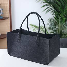 1pc Large Capacity Tote Bag, Non-woven Top Handle Bag, Women's Casual Handbag & Grocery Shopping Bag