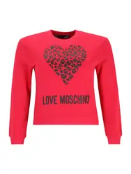 Love Moschino Sweatshirt rot / schwarz