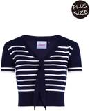 Donkerblauwe Crop Tops image