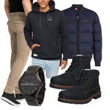 Gefütterte Rieker Stiefel Outfits image