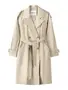 Női Khaki bershka Árokkabátok image