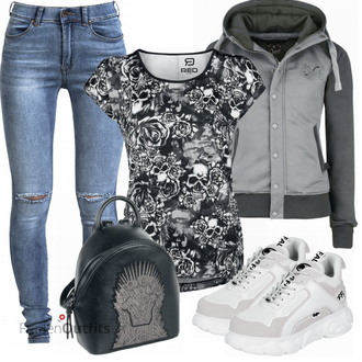 Outfit mit Blau Rucksack Game of Thrones "Cooles Outfit"