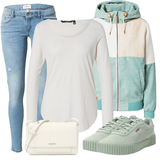 Outfity z džínu pro posilování ve stylu Mom image
