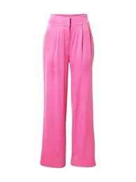 Kalhoty se sklady v pase pink