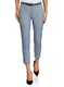 oodji Collection Damen 7/8-Hose mit Gürtel, Blau, DE 36 / EU 38 / S