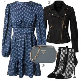 outfit mit Črna AllSaints "Zimska oblačila"