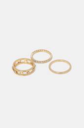 Prstani 3-pack 506210GLD710