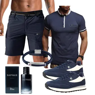 Casual Outfits Edel mit Schwarz Leif Nelson "Cooles Outfit"Look: Moderne, Stil, Edel