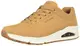 Skechers Herren Low-Top Sneaker UNO Stand ON AIR, Männer Sneakers,Freizeitschuhe,Turnschuhe,Laufschuhe,schnürschuhe,Braun TAN,41 EU