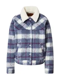 LEVI'S Prijelazna jakna indigo / purpurna / vuneno bijela