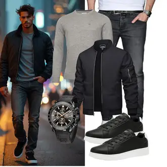 Casual Hochzeit Outfit mit BY BENYAR "Freizeit Outfit"Look: Boyfriend, Casual, Classic, Elegant, Rap, Sportlich, Outdoor, Edel, Leger, Rad, Stil, Business, Indoor, Dad, Geburtstag, Vatertag, Valentinstag, Hochzeit, Bar, Wasen, Date