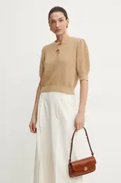 Pulover enski, rjava barva, 251TP3172
