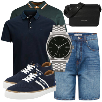 Viertelarm Outfit mit Jack & Jones "Schöner Sommer Look"