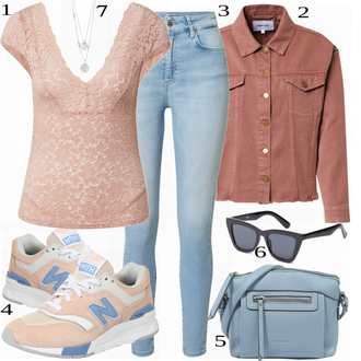 tenues avec Marron Veste en Jean About You "tenue parfaite"