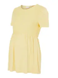 MAMALICIOUS Shirt ''''INA'''' pastellgelb