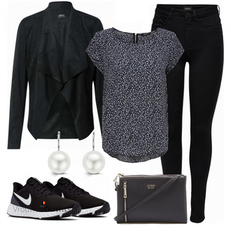 Outfit met blauw Sportschoen Nike "Lente Outfits"