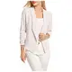 LOOKAa Blazer Damen Blazer Damen eleganter blazer damen sportlich Herbst und Winter Mode Damenmode kleiner Anzug einfarbig Revers langärmeliger schlanker Blazer