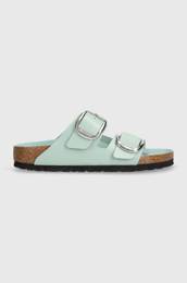 Usnjeni natikači Arizona Big Buckle ženski, turkizna barva, 1026495