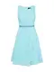 Mascara Chiffonkleid mit Drapierung MC181117 aqua