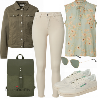 Outfit mit Grau Cartoon "Freizeit Outfit"
