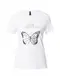 DeFacto T-Shirt weiß / silber / hellblau / schwarz