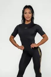 Women's sports overalls INTENSE Focus Gold/gold