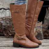 Gefütterte Stiefel mit Reißverschluss image