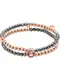 JETTE Armband rosegold / anthrazit