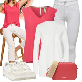 Outfit mit Sneaker Low Pull&Bear "Schönes Frühlingsoutfit"
