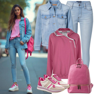 Anniversaire Hiver tenues avec Bleu clair Jean Push-up/Jean Sweat/Jeans à Enfiler/Veste en Cuir/Jean Taille Haute/Jeans avec un Trou/Jeans Thermiques/Chaussures en Cuir/Jean Motard Résumé "Look de Printemps"Look: Anniversaire, École, Concert de pop, 18ème anniversaire, Chalets, Fête Des Mères, Jour de Plage
