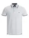 JACK & JONES Male Poloshirt Klassisches MWhite