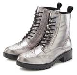 Graue Schnürstiefeletten image