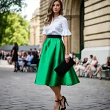 Schwarze Sommer Rock Outfits image