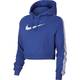 Nike Damen W NSW HYP FM Hoodie FLC Sweatshirt, Game Royal, M